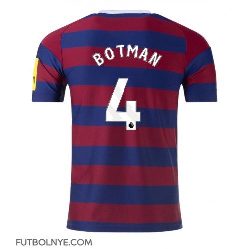 Camiseta Newcastle United Sven Botman #4 Visitante Equipación 2024-25 manga corta